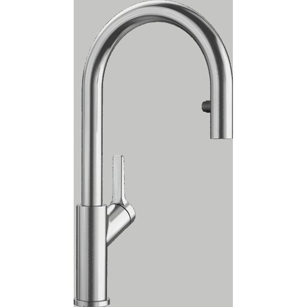Blanco Urbena Pull Down Dual Spray Kitchen Faucet 1.5 GPM - Classic Steel 526389